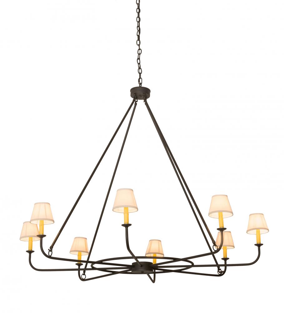 60&#34;W Brach Ring 8 LT Chandelier