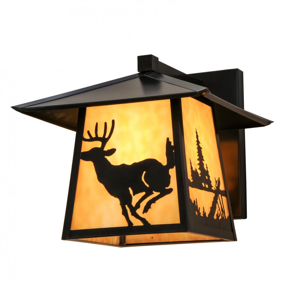 12&#34;W Stillwater Deer Creek Solid Mount Wall Sconce