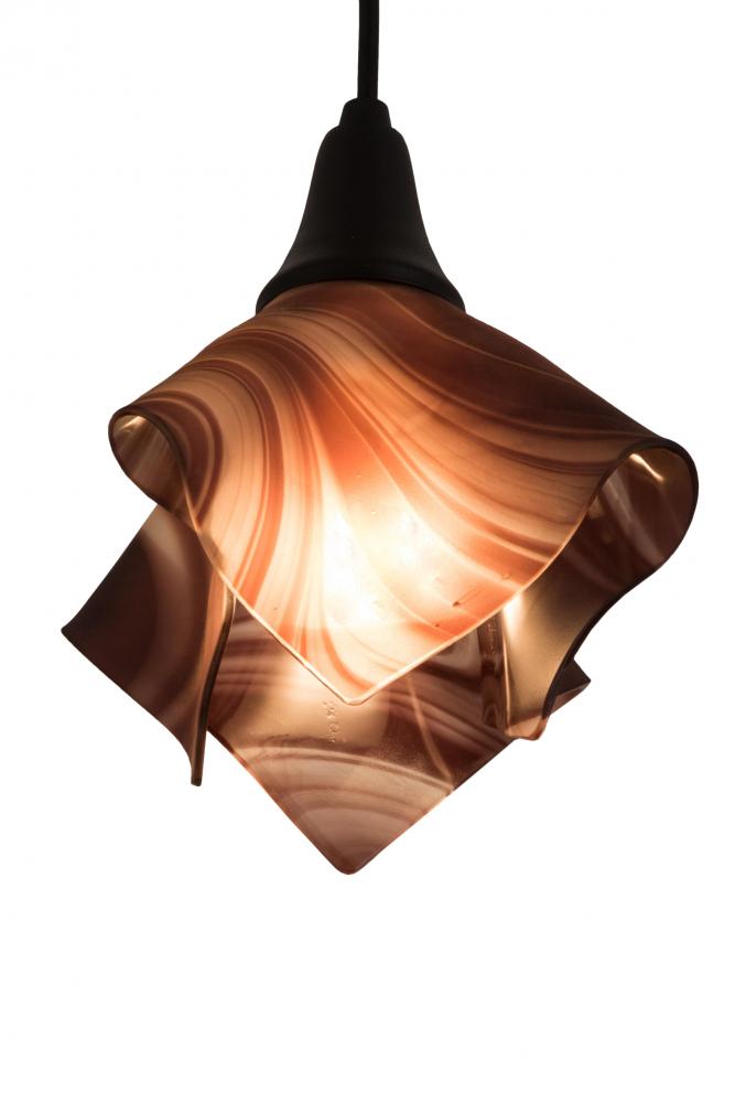 10&#34; Wide Handkerchief Chambord Swirl Pendant