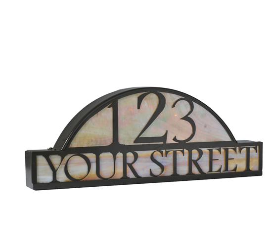 24.5&#34; Wide Personalized Street Address Sign