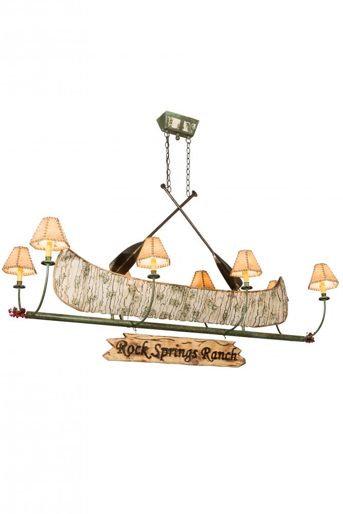 68&#34;L Personalized Canoe 8 LT Chandelier