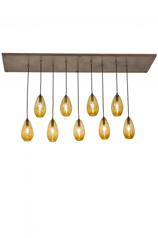 54&#34;L Raquel 9 LT Cascading Pendant