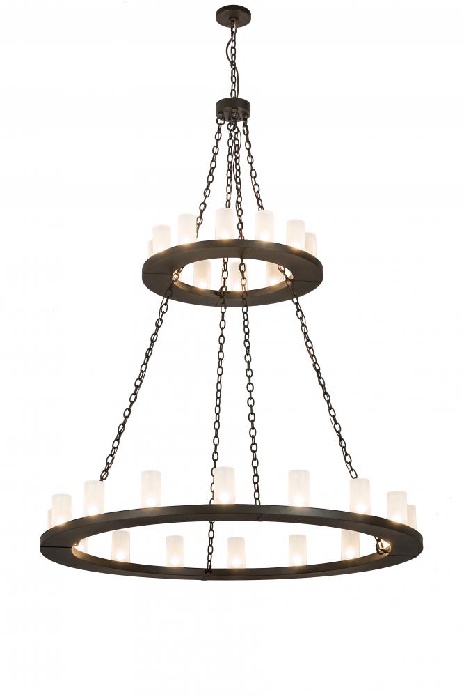 60&#34;W Loxley 28 LT Two Tier Chandelier