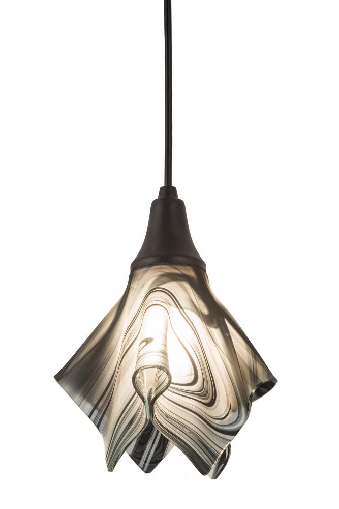 10&#34;W Metro Fusion Noir Swirl Mini Pendant