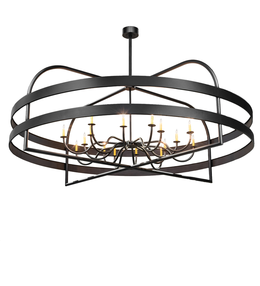 108&#34; Wide Aldari 12 Light Chandelier