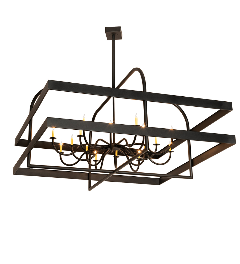 84&#34; Square Aldari 16 Light Chandelier