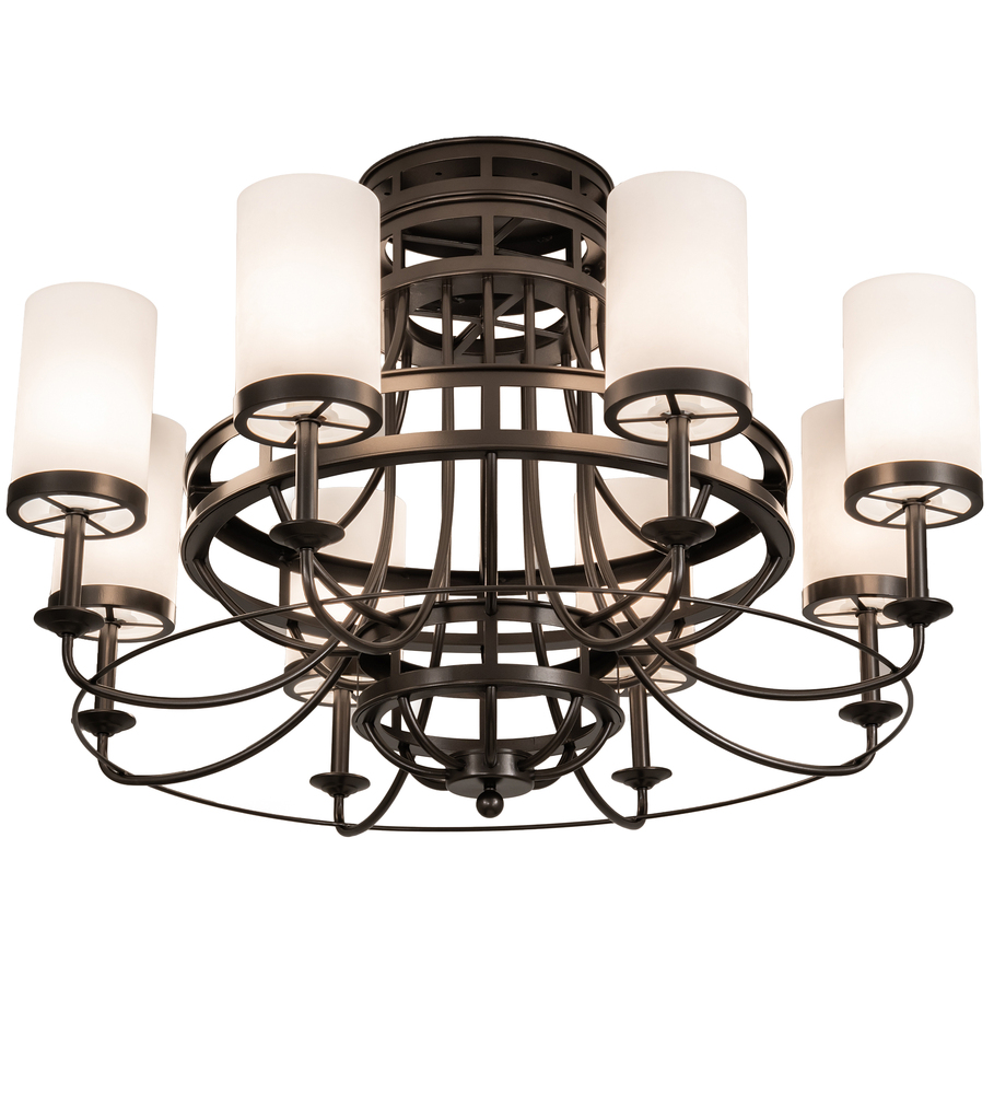 46&#34; Wide Saxony 8 Light Chandelier