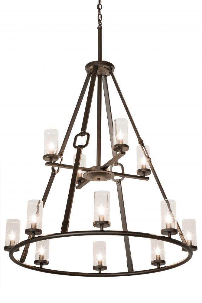 38&#34;W Loxley Hugo 12 LT Chandelier