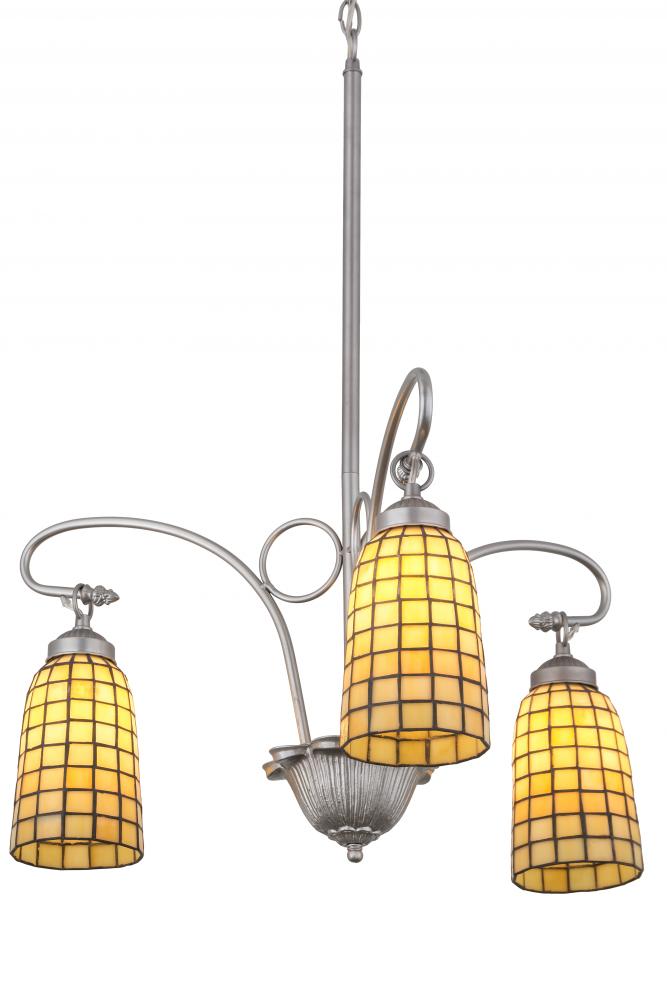 24&#34;W Terra Bone 3 LT Chandelier