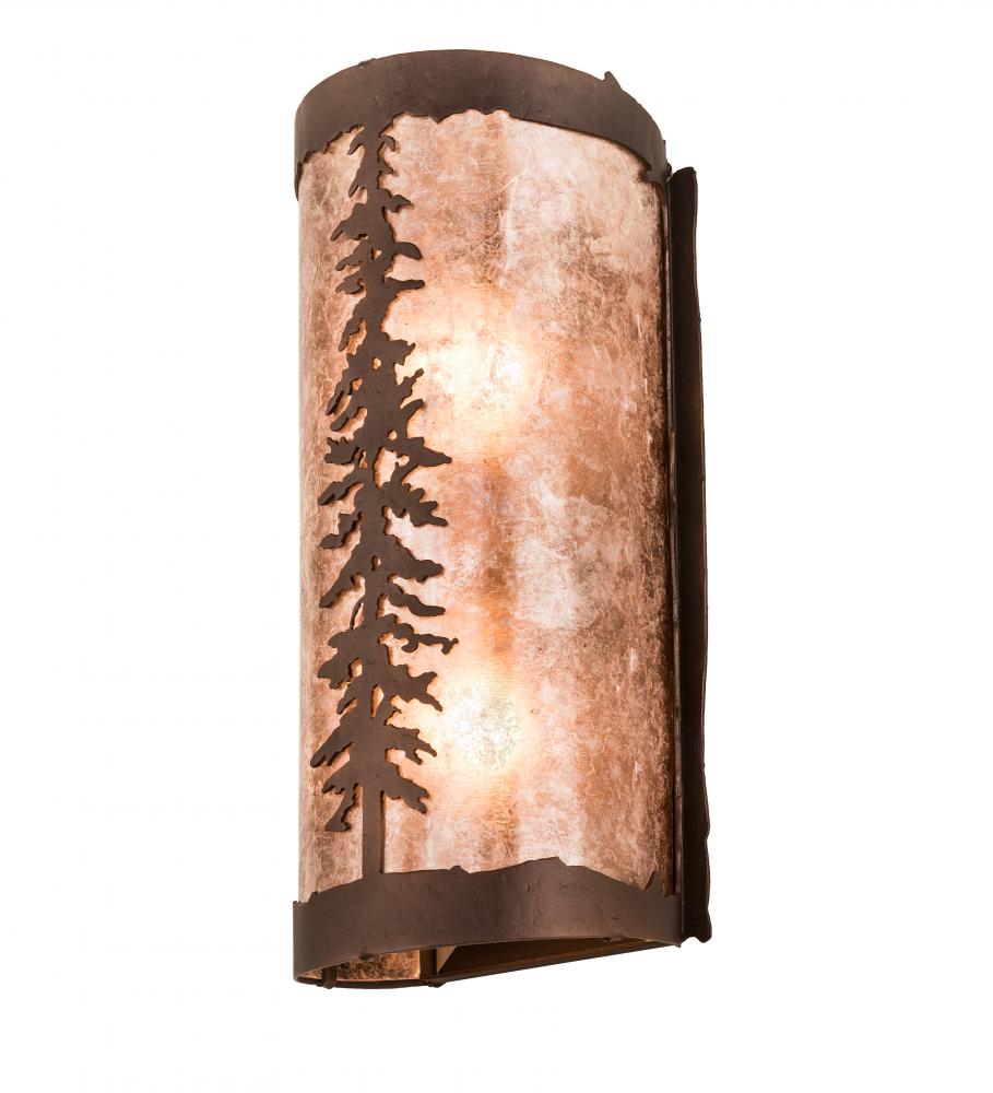 5&#34; Wide Tall Pines Wall Sconce