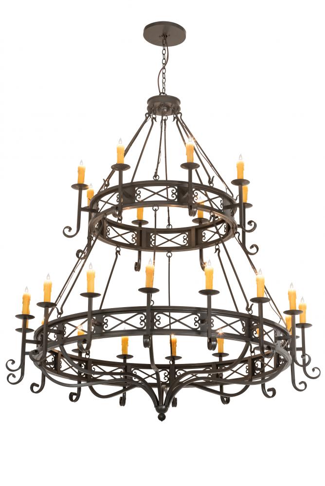 72&#34;W Gina 24 LT Chandelier