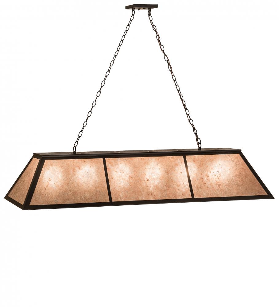 70&#34;L Tri-Panel Oblong Pendant