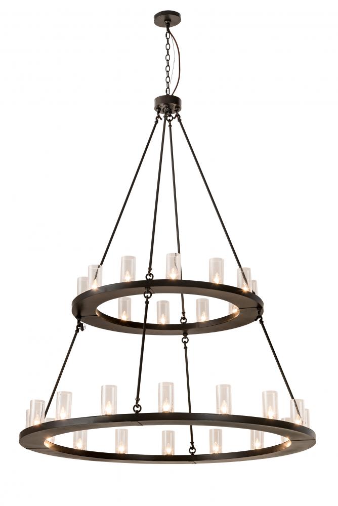 60&#34;W Loxley 28 LT Two Tier Chandelier