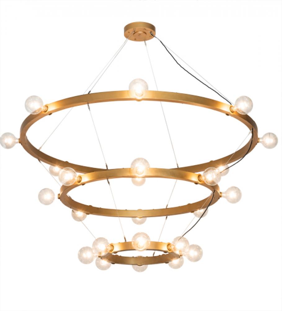 72&#34; Wide Manheim Alva 3 Tier Chandelier