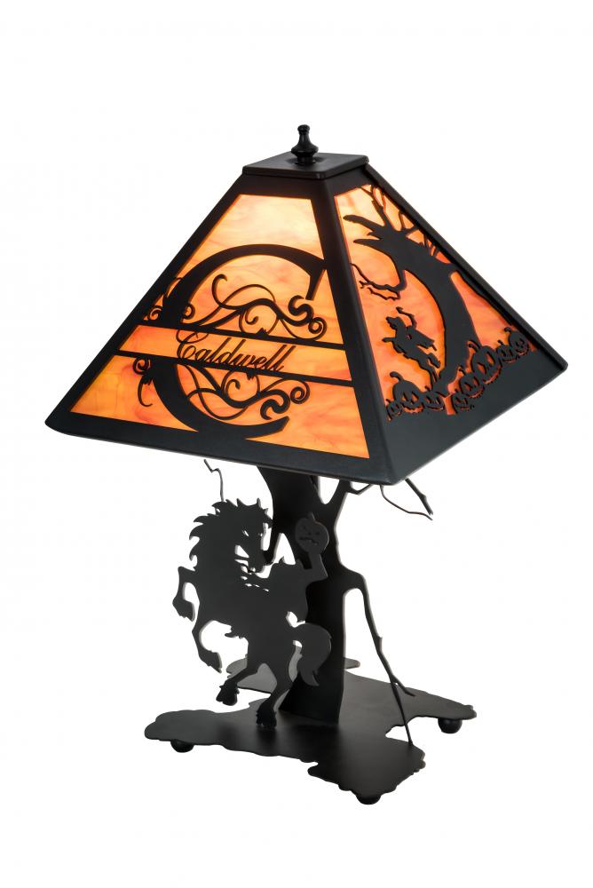 12.5&#34; Wide Personalized Headless Horseman Table Lamp