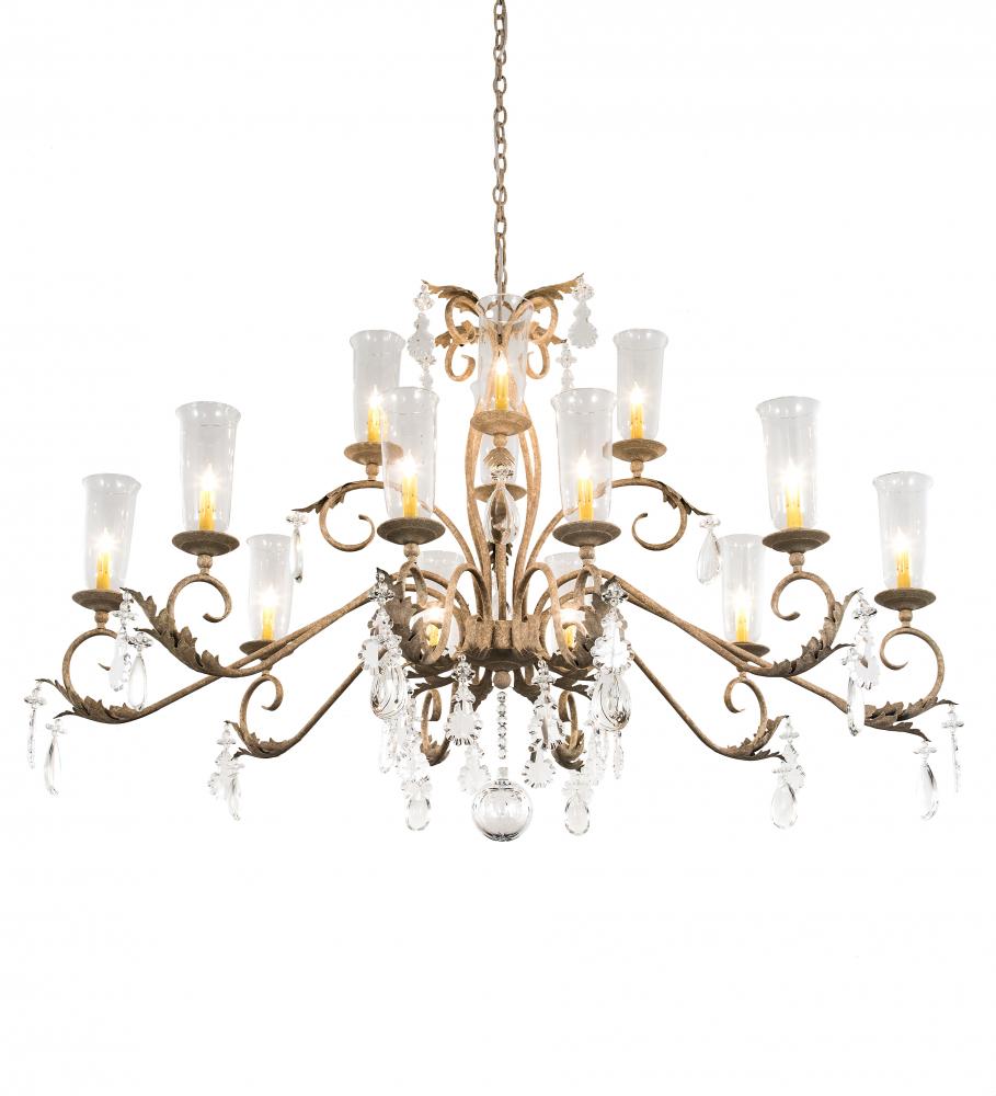 62&#34; Long Windsor 14 Light Oblong Chandelier