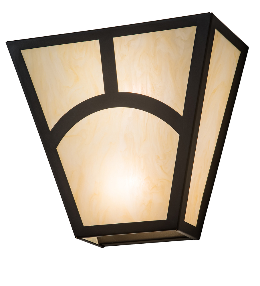 13&#34; Wide Mission Hill Top Wall Sconce