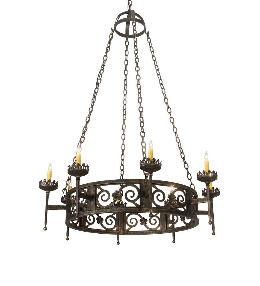 42&#34; Wide Majella 8 Light Chandelier