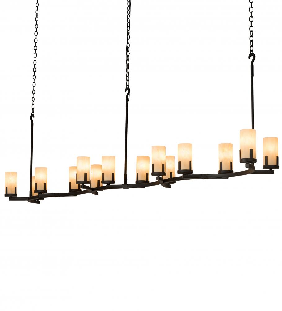 118&#34; Long Cero 14 Light Oblong Chandelier