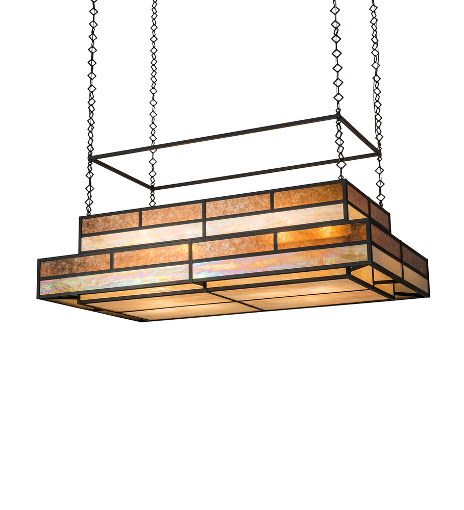 72&#34; Long Hyde Park &#34;T&#34; Mission Oblong Pendant