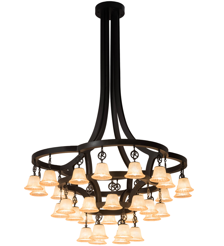 65&#34; Wide Cretella 34 Light Chandelier