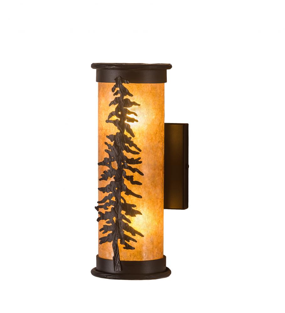 5&#34; Wide Tall Pines Wall Sconce