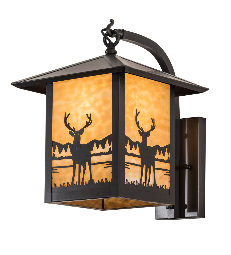 12&#34; Wide Seneca Deer Creek Hanging Wall Sconce