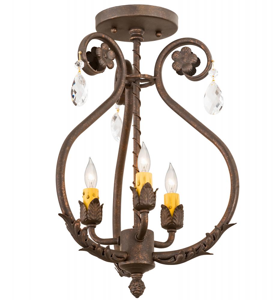 12&#34; Wide Antonia 3 Light Chandelier