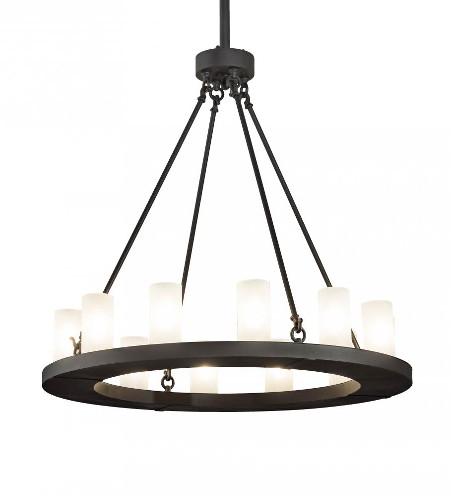 36&#34; Wide Loxley 12 Light Chandelier