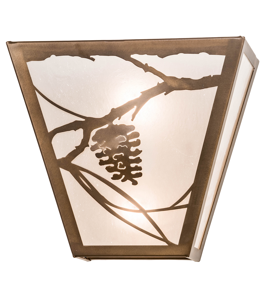 13&#34; Wide Whispering Pines Wall Sconce