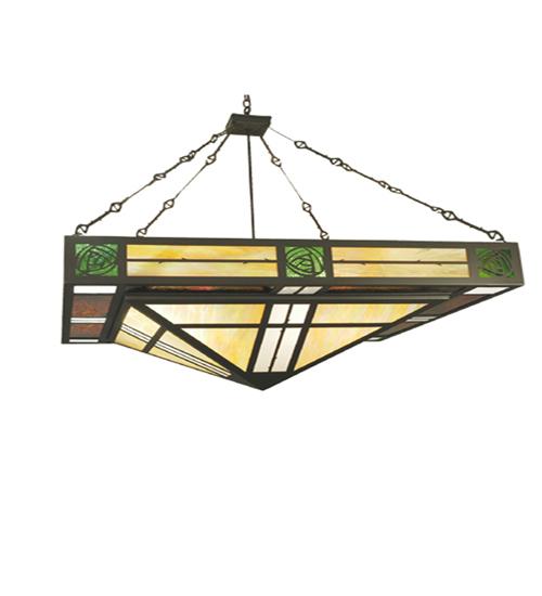 48&#34;Sq Bungalow Rose Inverted Pendant