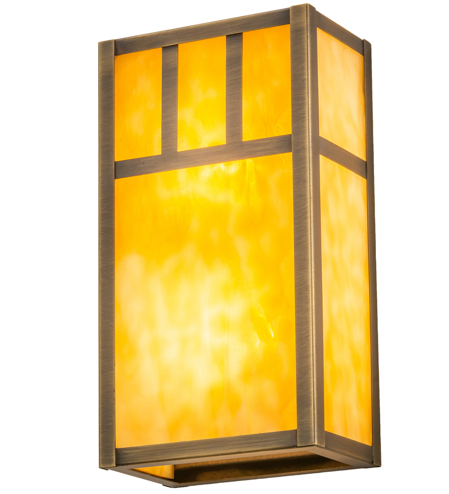 6.5&#34; Wide Hyde Park Double Bar Mission Wall Sconce