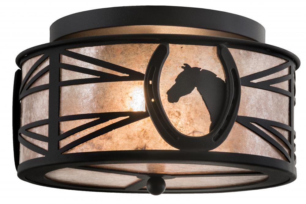 14.5&#34; Wide Horseshoe Flushmount