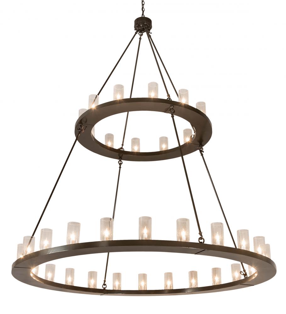 72&#34; Wide Loxley 36 Light Two Tier Chandelier