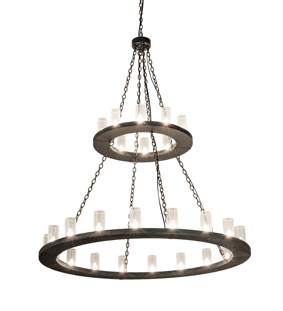 60&#34; Wide Loxley 28 Light Two Tier Chandelier