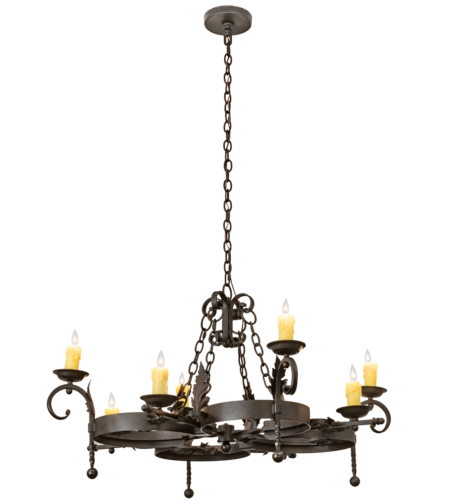 42&#34; Wide Andorra 8 Light Chandelier