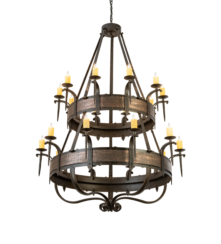 56&#34; Wide Costello 20 Light Two Tier Chandelier