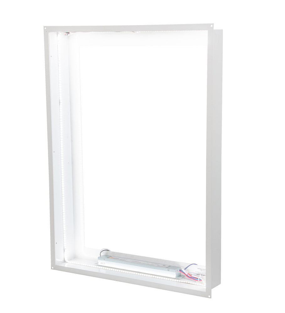 23&#34; Wide X 31&#34; High White LED Backlit Window Box