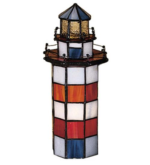 10&#34;H The Lighthouse on Hilton Head Accent Lamp