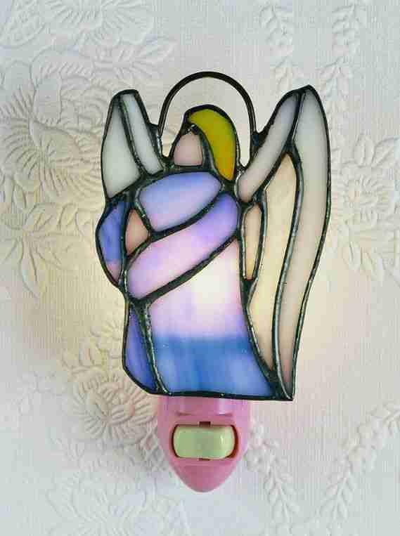 4&#34;H Praying Angels 6 Pieces Night Light