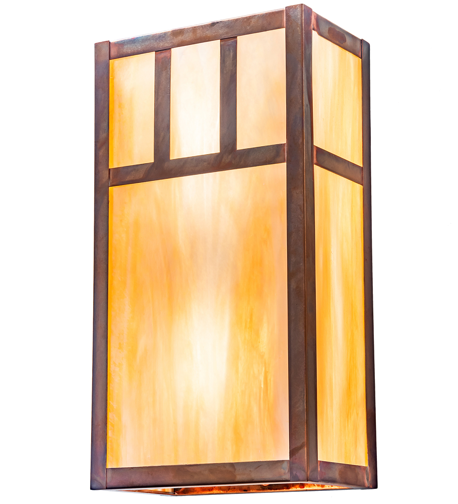 6.5&#34; Wide Hyde Park Double Bar Mission Wall Sconce