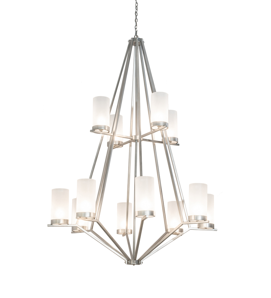 60&#34; Wide Galen 12 Light Two Tier Chandelier