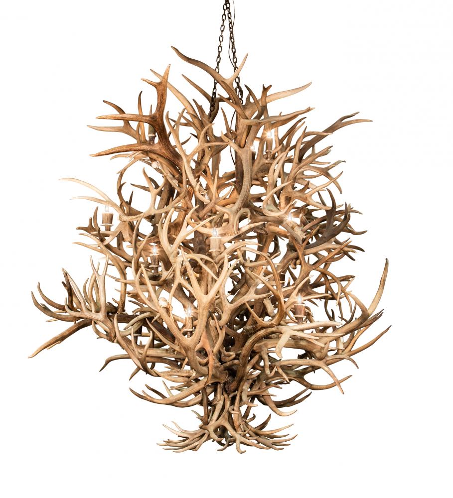 84&#34; Wide Antlers 16 Light Chandelier