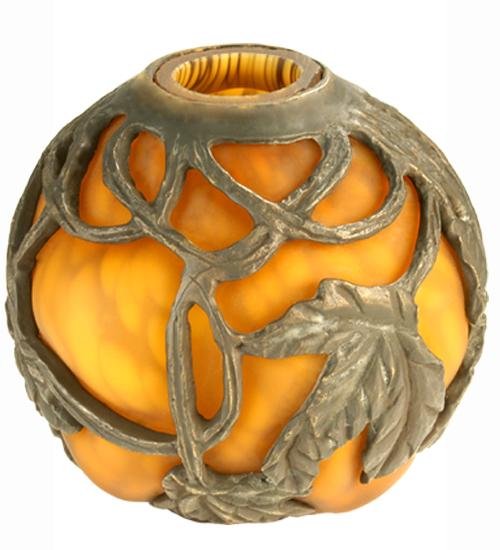 4.75&#34; Wide Castle Rose Orb Shade