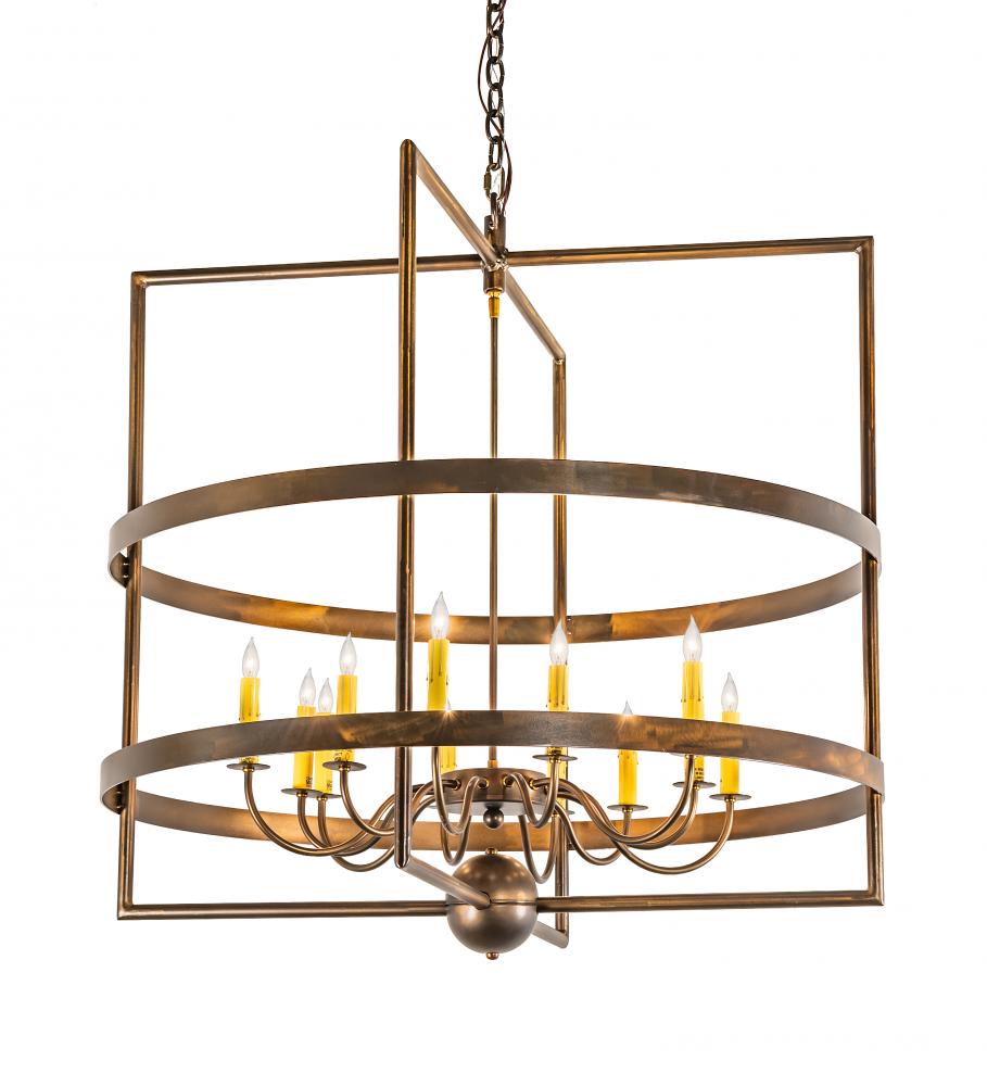 36&#34; Wide Aldari 12 Light Chandelier