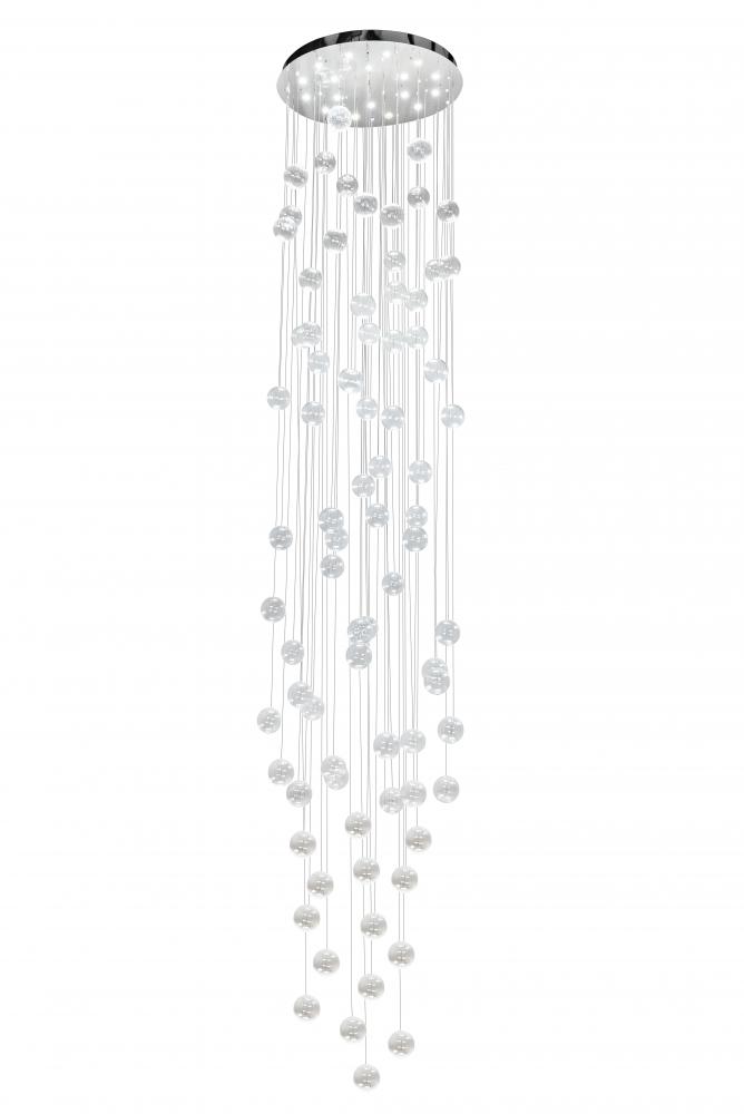 48&#34; Wide Bola Cascading Pendant