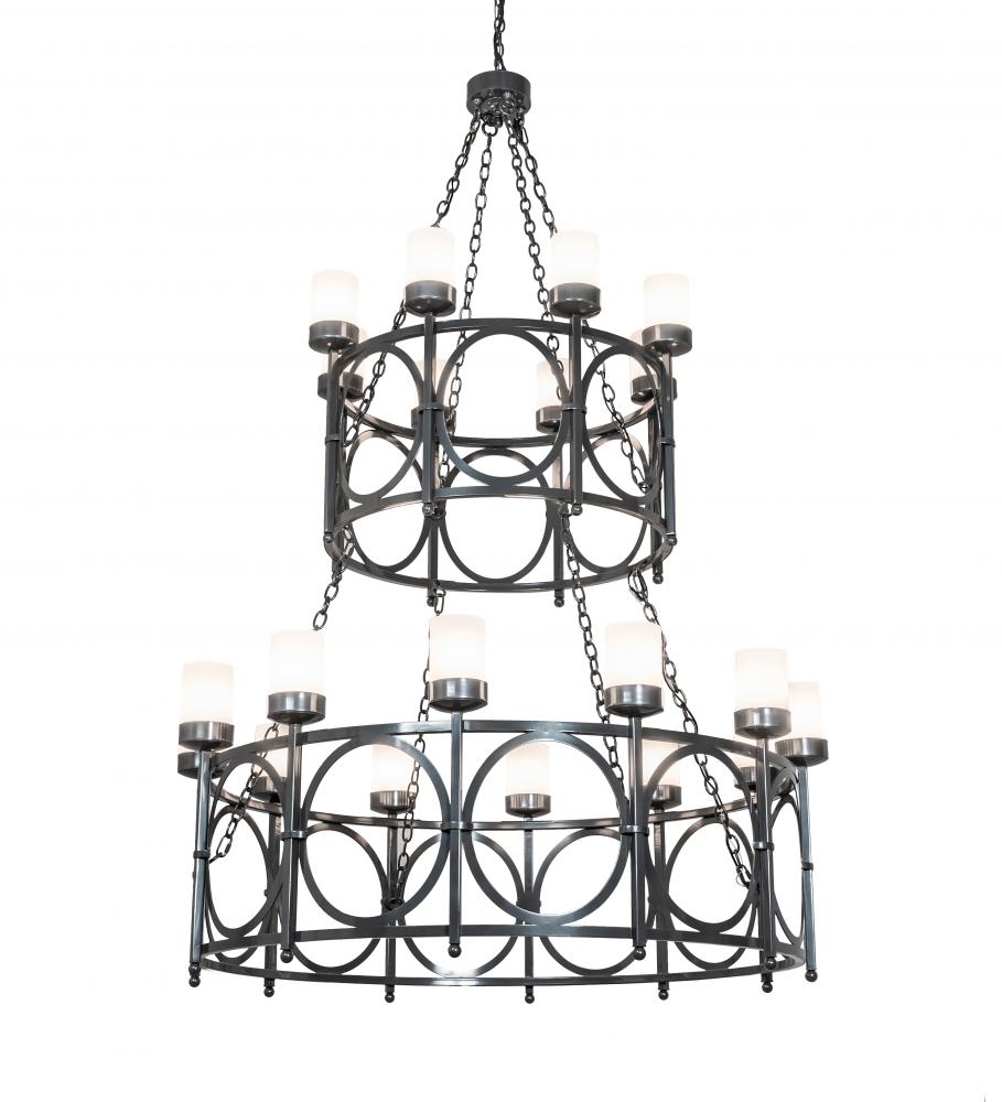 54&#34; Wide Porta 20 Light Two Tier Chandelier