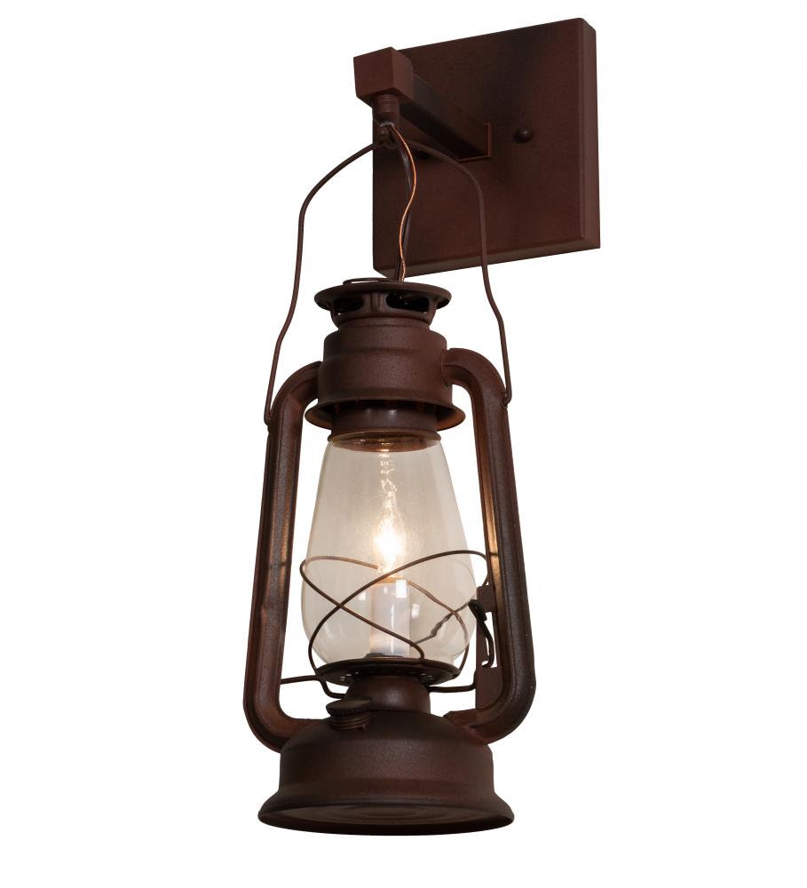 7&#34; Wide Miners Lantern Wall Sconce