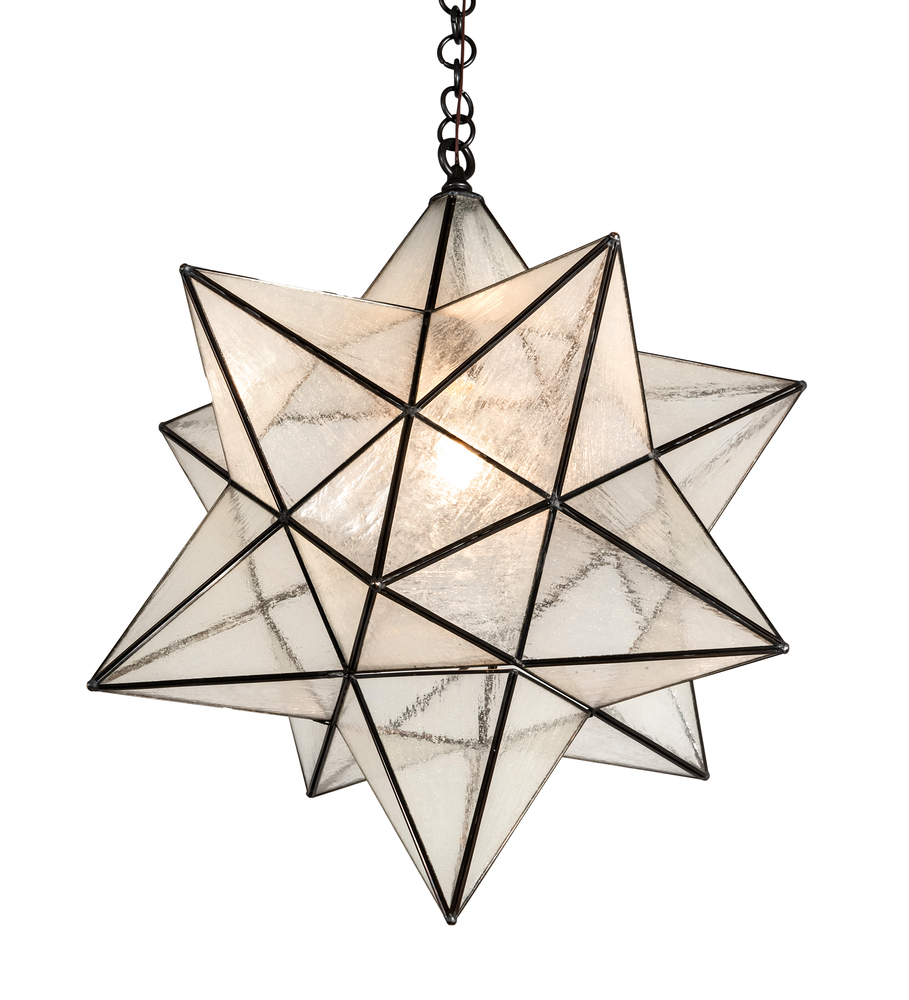 24&#34; Wide Moravian Star Pendant