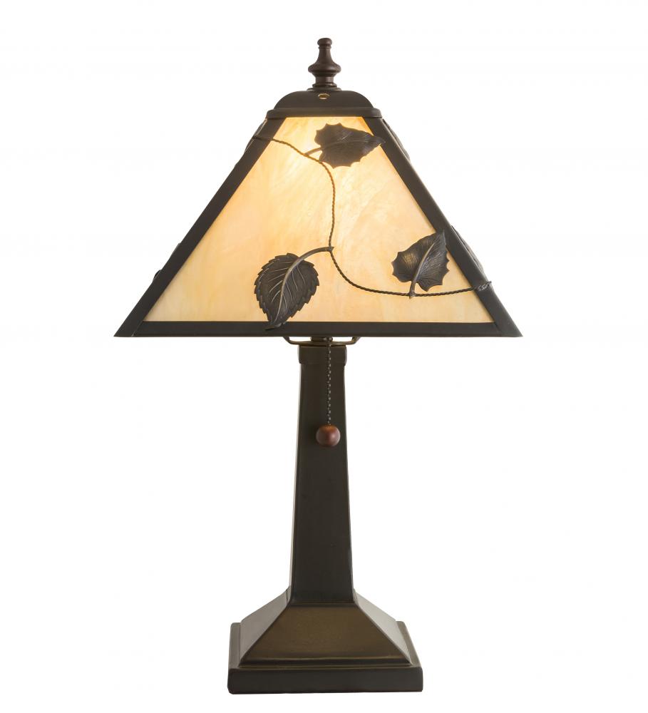 9&#34; Square Vine Leaf Table Lamp